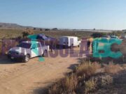 Localizan restos óseos en barril cubierto de cemento en inmediaciones de San Quintín