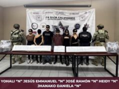 Detienen a seis sospechosos armados tras persecución en Maneadero