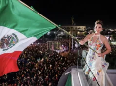 Vibra Mexicali con histórico Grito de Independencia encabezado por Marina del Pilar