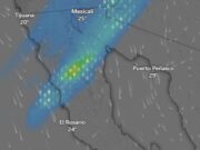 Pronostican lluvias fuertes para Ensenada y San Quintín