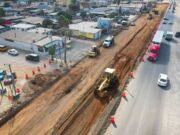 Avanza SIDURT en modernización del bulevar Maneadero Parte Alta