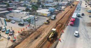 Avanza SIDURT en modernización del bulevar Maneadero Parte Alta