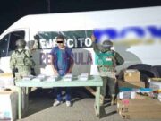 Decomisan paquetes de cocaína en camioneta de mensajería en El Rosario
