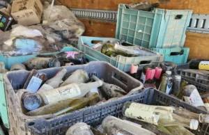 Reúnen más de 5.5 toneladas de vidrio en mega colecta en El Porvenir