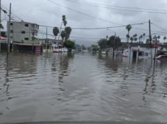 Registran lluvias de hasta 91 milímetros por tormenta Rachel en Ensenada