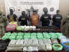 Detienen al «Negro Pimentel» con más de 50 mil dosis de droga y armas en Maneadero