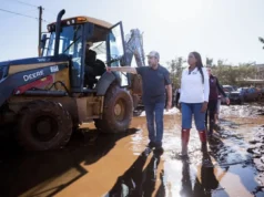 Reportan daños preliminares en más de 3 millones de m² de vialidades por Rachel en Ensenada