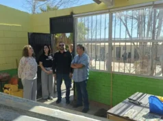 Secretaria de Educación recorre escuelas tras impacto de Rachel en San Quintín