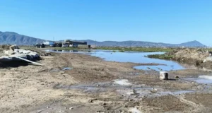 Alertan a familias de El Salitral para evacuar ante inundaciones por marea alta