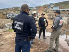 Notifican a 359 viviendas en zonas de riesgo ante pronóstico de lluvias en Ensenada
