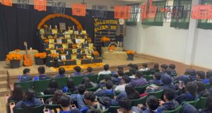 Celebran el Día de Muertos con altar central y concurso en el CBTA 146 de San Quintín