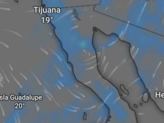 Pronostican más lluvias, vientos y actividad eléctrica en BC