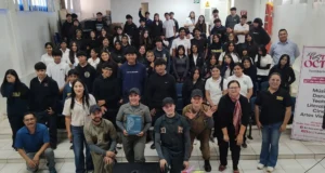 Presentan obra “Nuestro Pueblo” ante estudiantes del COBACH plantel San Quintín