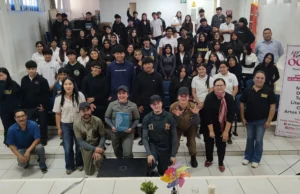 Presentan obra “Nuestro Pueblo” ante estudiantes del COBACH plantel San Quintín