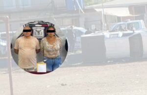 Detienen FESC a dos narcomenudistas tras persecución y choque contra primaria en El Zorrillo