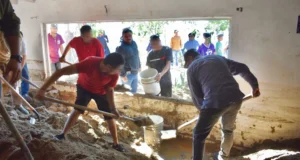 Retiran 800 toneladas de tierra de una vivienda afectada por “Rachel” en Ensenada