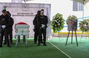 Despiden con honores a la agente Dafny Astrid Manzano Córdova en Ensenada